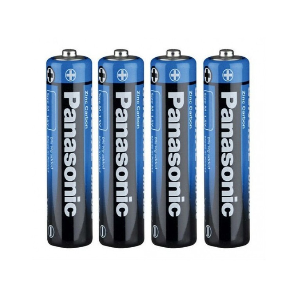 Батарейка Panasonic R03 AAA, 4 в п/э