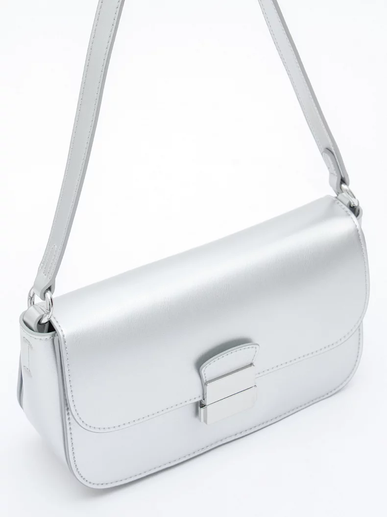 Сумка 56049BD silver white Baidou
