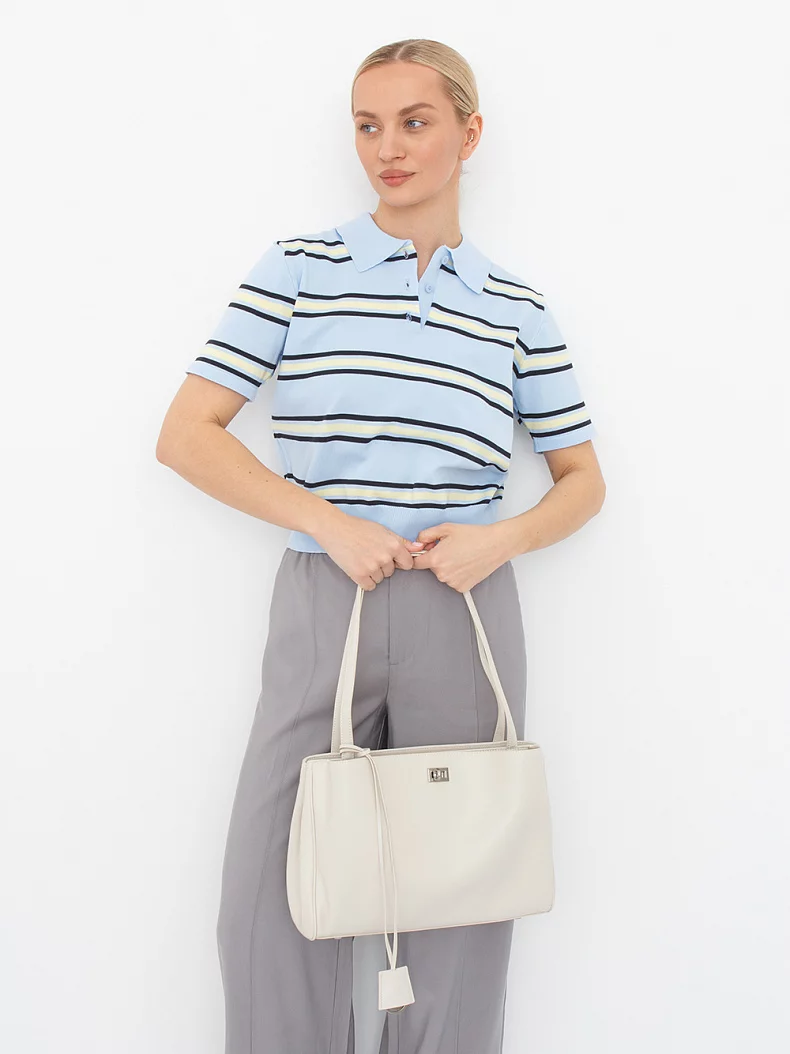 Сумка 9008M beige Polina&Eiterou