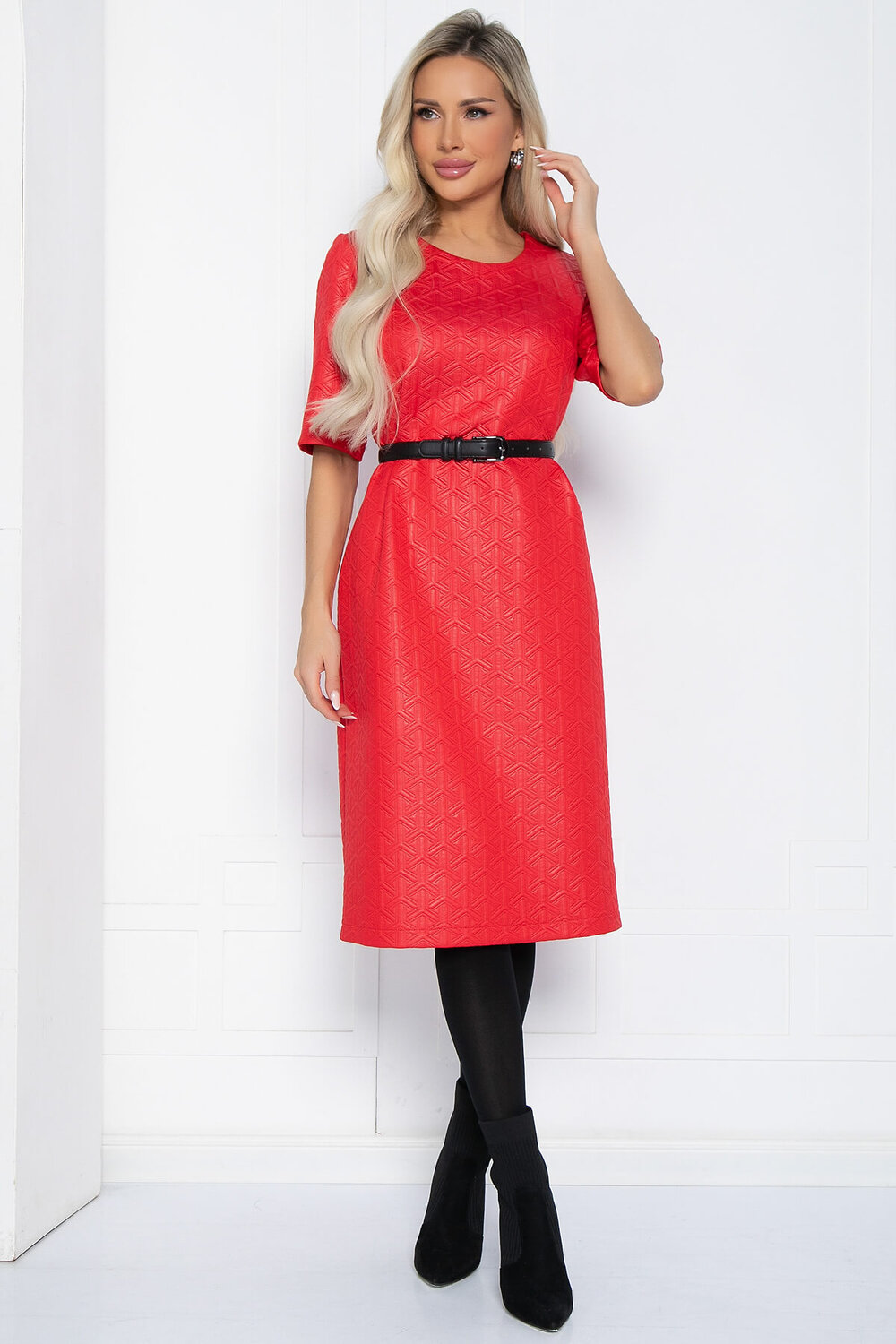 ст. цена2014руб.! LT Collection Платье П12529-25 красный