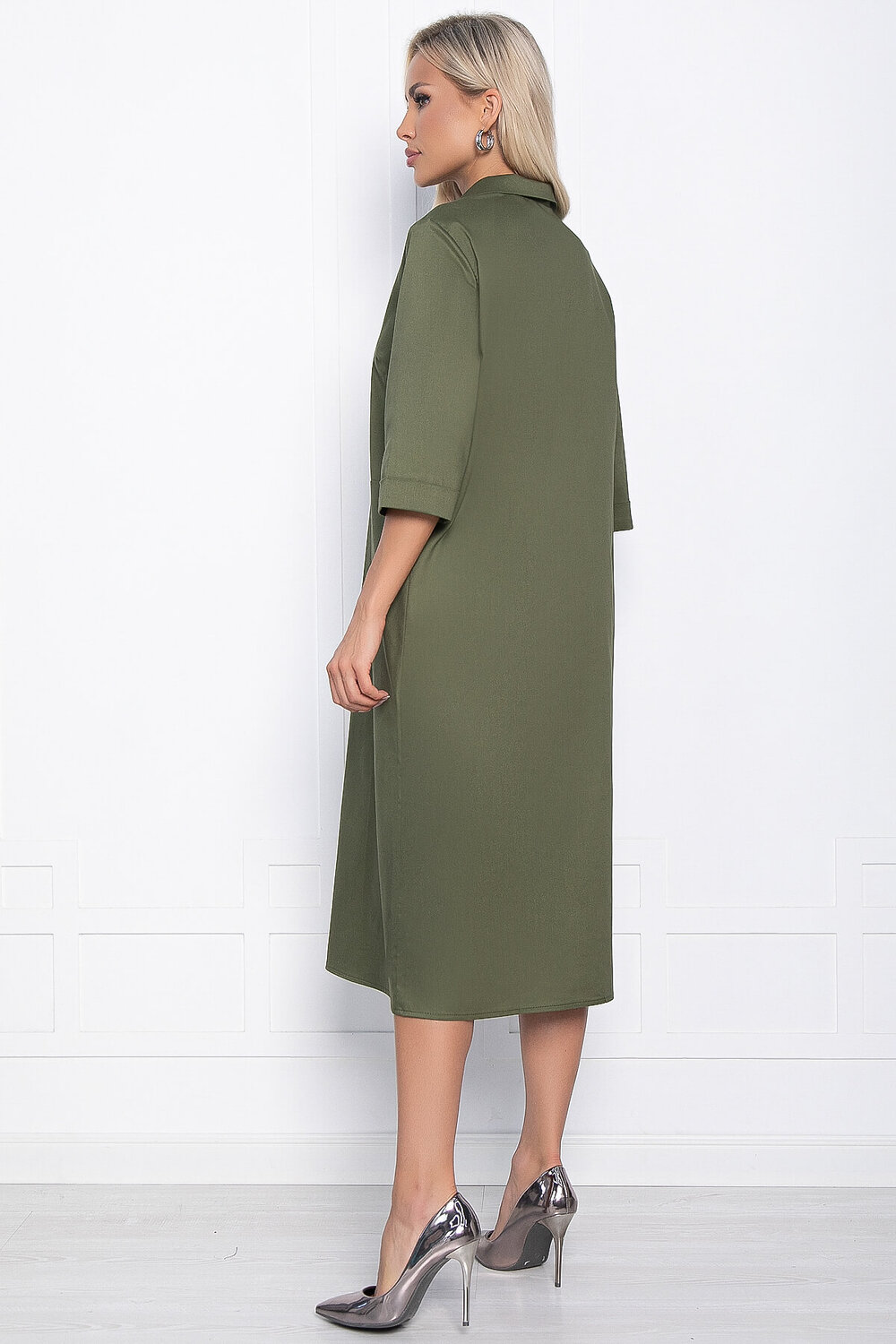 ст. цена2279руб.! LT Collection Платье П10765хаки
