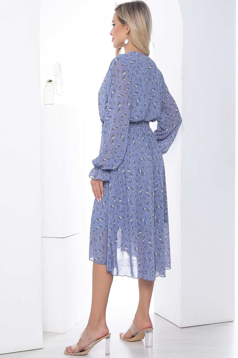 ст. цена2057руб.! LT Collection Платье П10180голубой