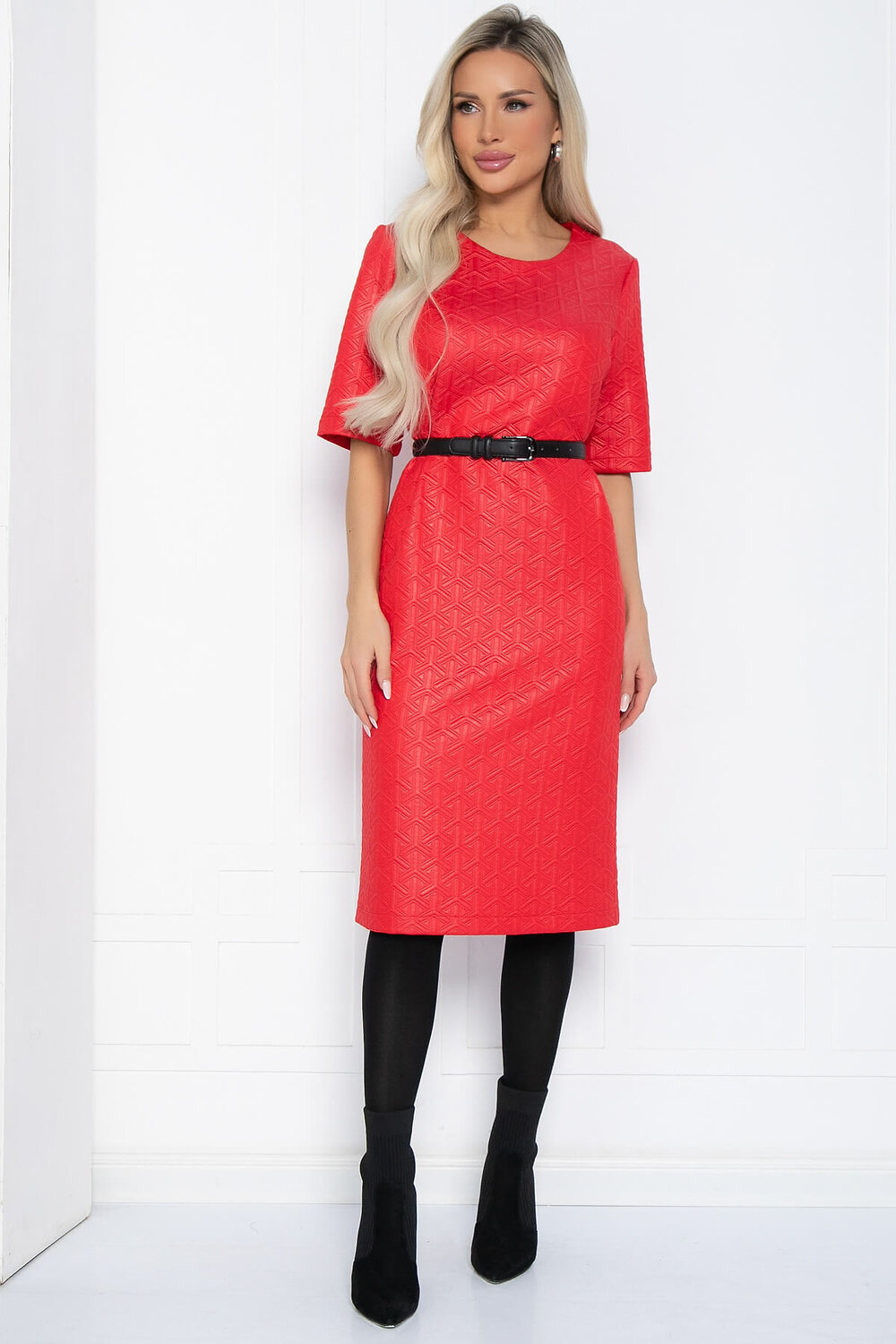 ст. цена2014руб.! LT Collection Платье П12529-25 красный