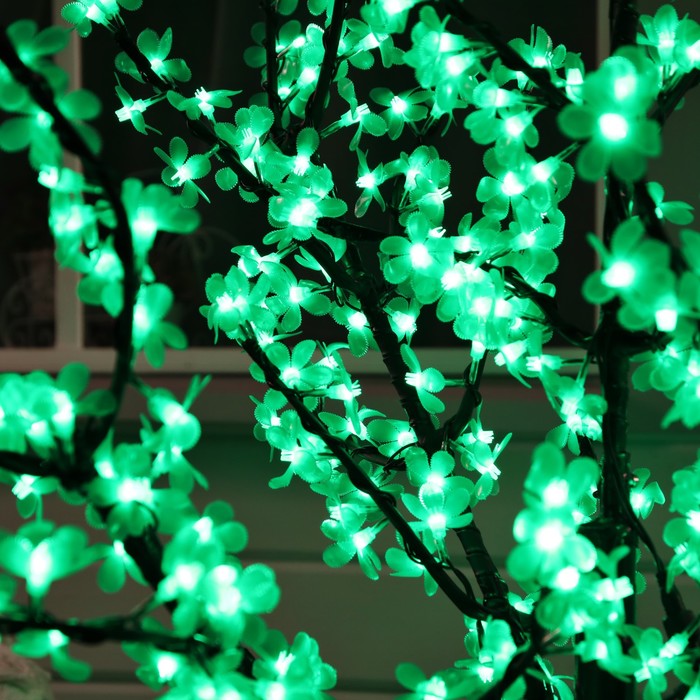 Светодиодное дерево «Баугиния» 1.5 м, 480 LED, постоянное свечение, 220 В, свечение зелёное