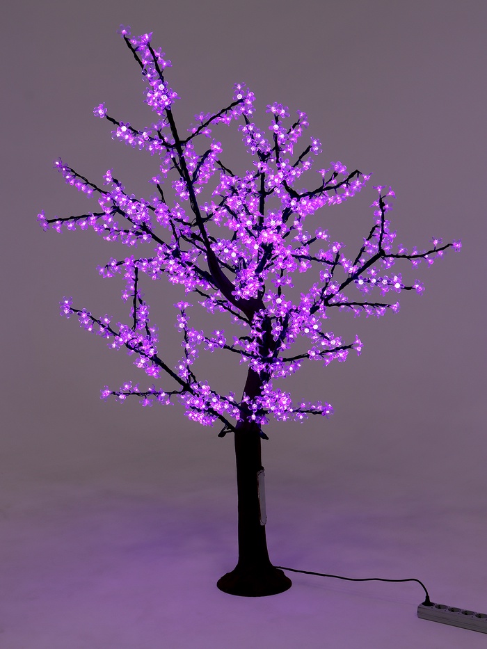 Светодиодное дерево «Сакура» 1.8 м, 768 LED, 220 В, свечение мульти (RGB)