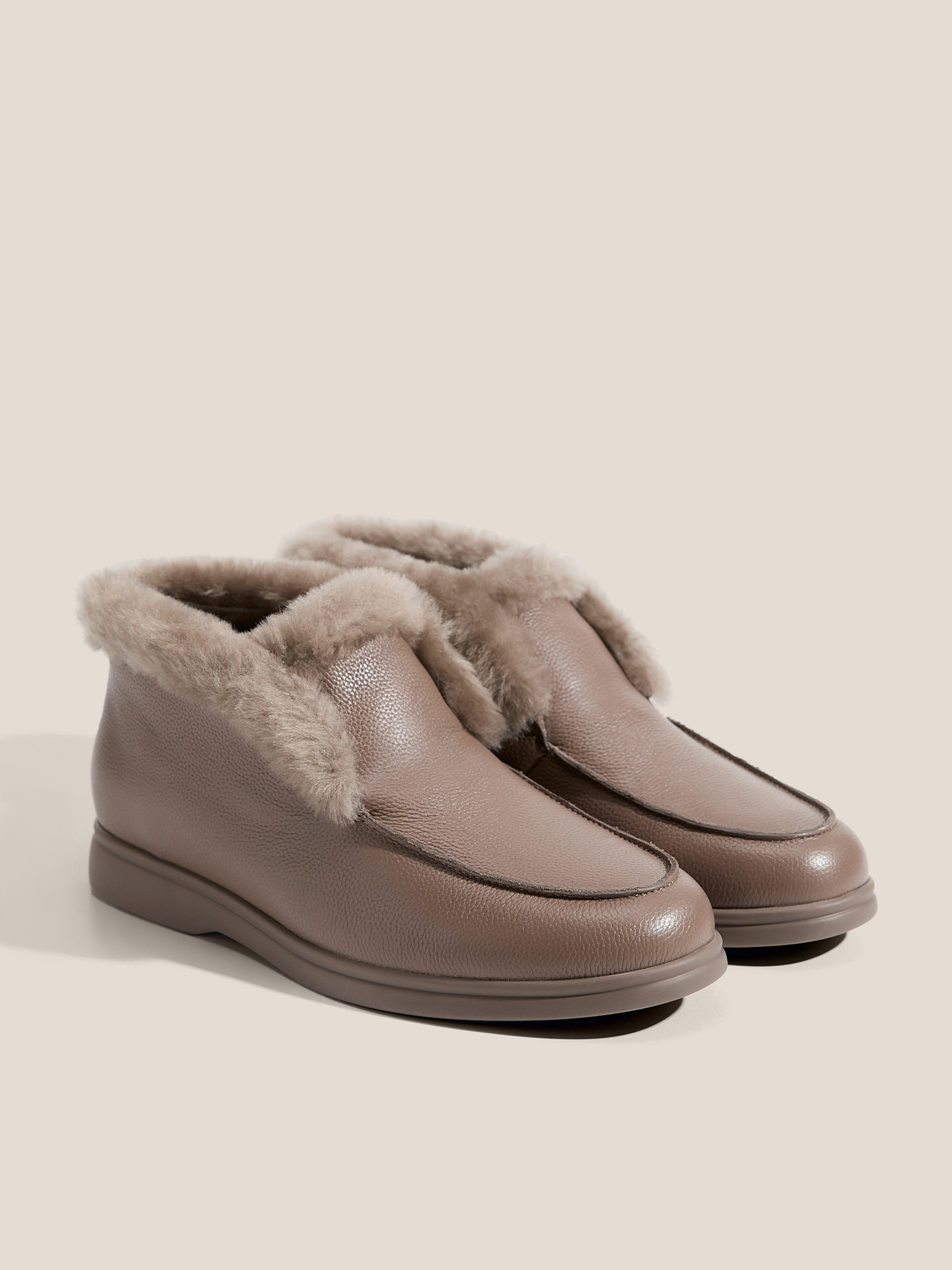 Женские высокие лоферы TENDANCE 3579010, зеленовато-коричневый