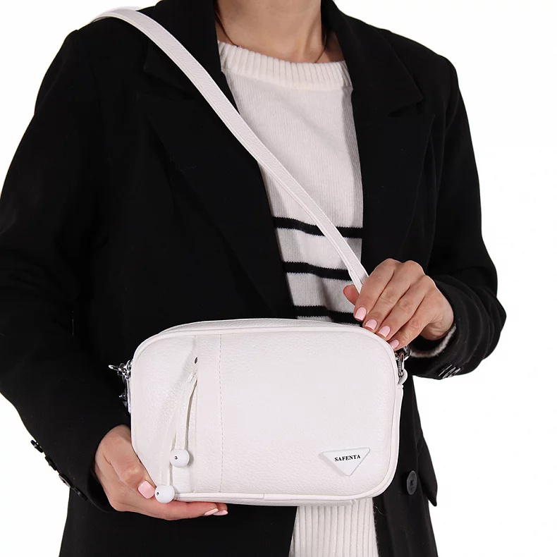 Сумка 29173 white Velina Fabbiana-Safenta
