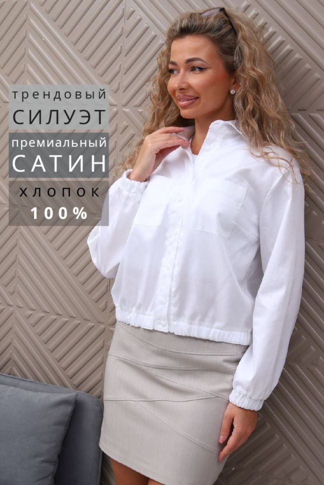 Рубашка женская 1080 белый