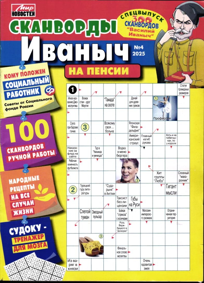 Василий Иваныч 300 сканвордов спец на пенсии 04/25