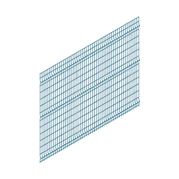 Панельное ограждение, 2.5×1.73 м, ячейка 55×200 мм, d=3.5 мм, синее