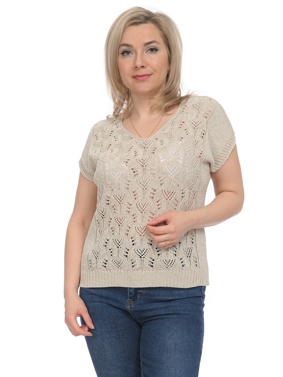 Джемпер женский 214-8243 Цвет: Лён