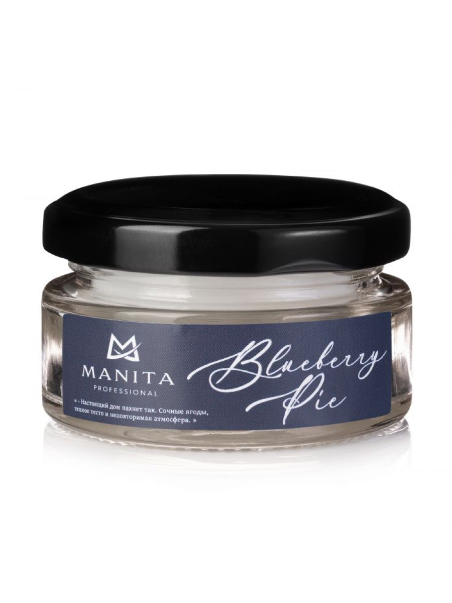 Manita Professional Свеча ароматическая / Blueberry Pie, 50 мл