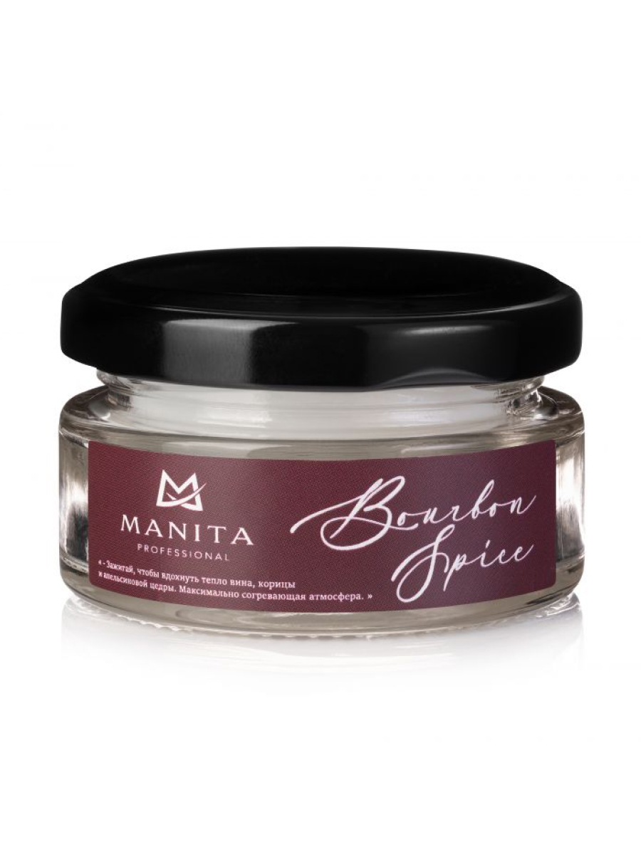 Manita Professional Свеча ароматическая / Bourbon Spise, 50 мл