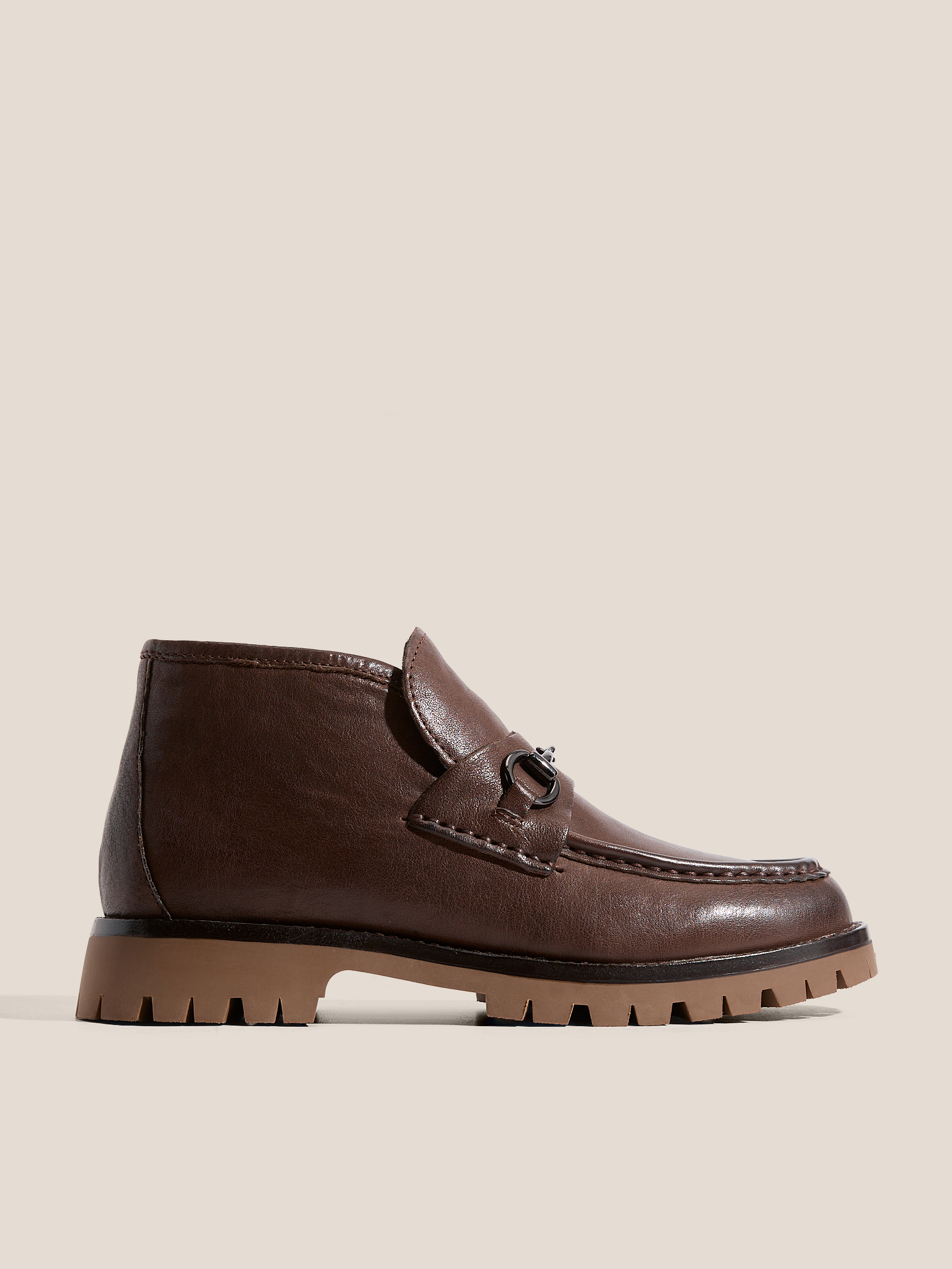 Женские высокие лоферы TENDANCE 4759022, коричневый