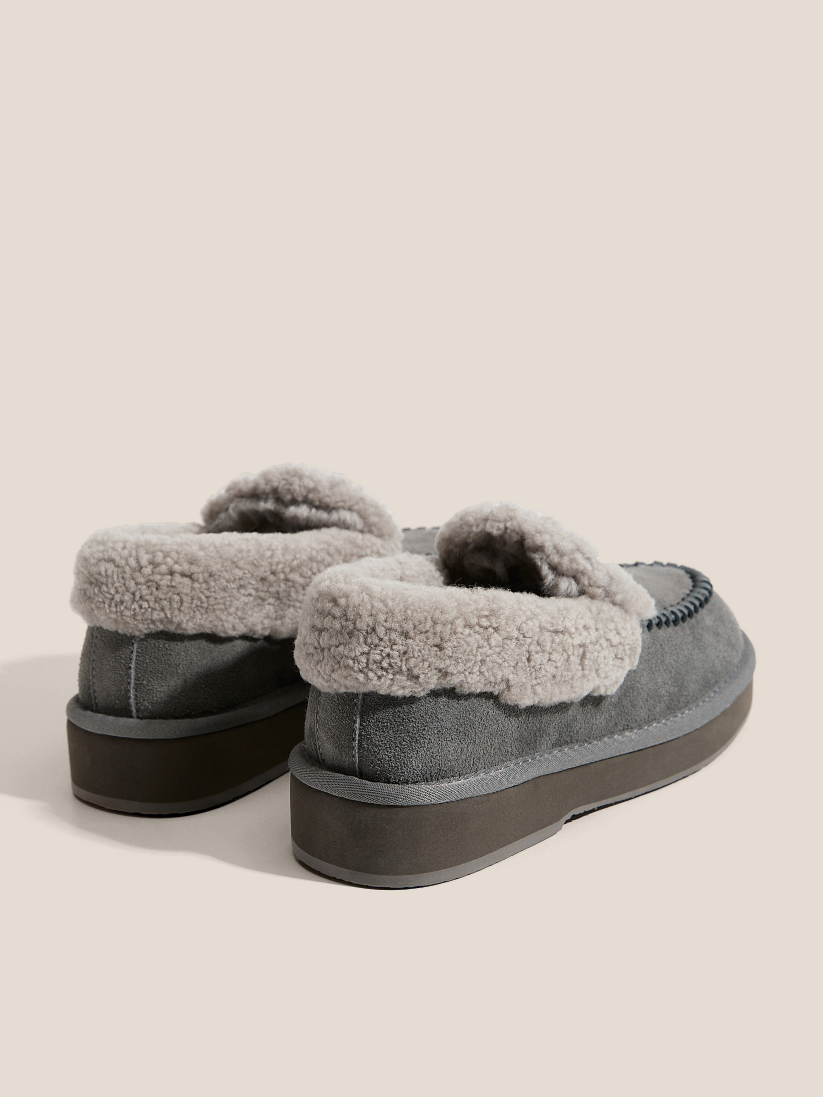 Женские высокие лоферы TENDANCE 4938661, серый
