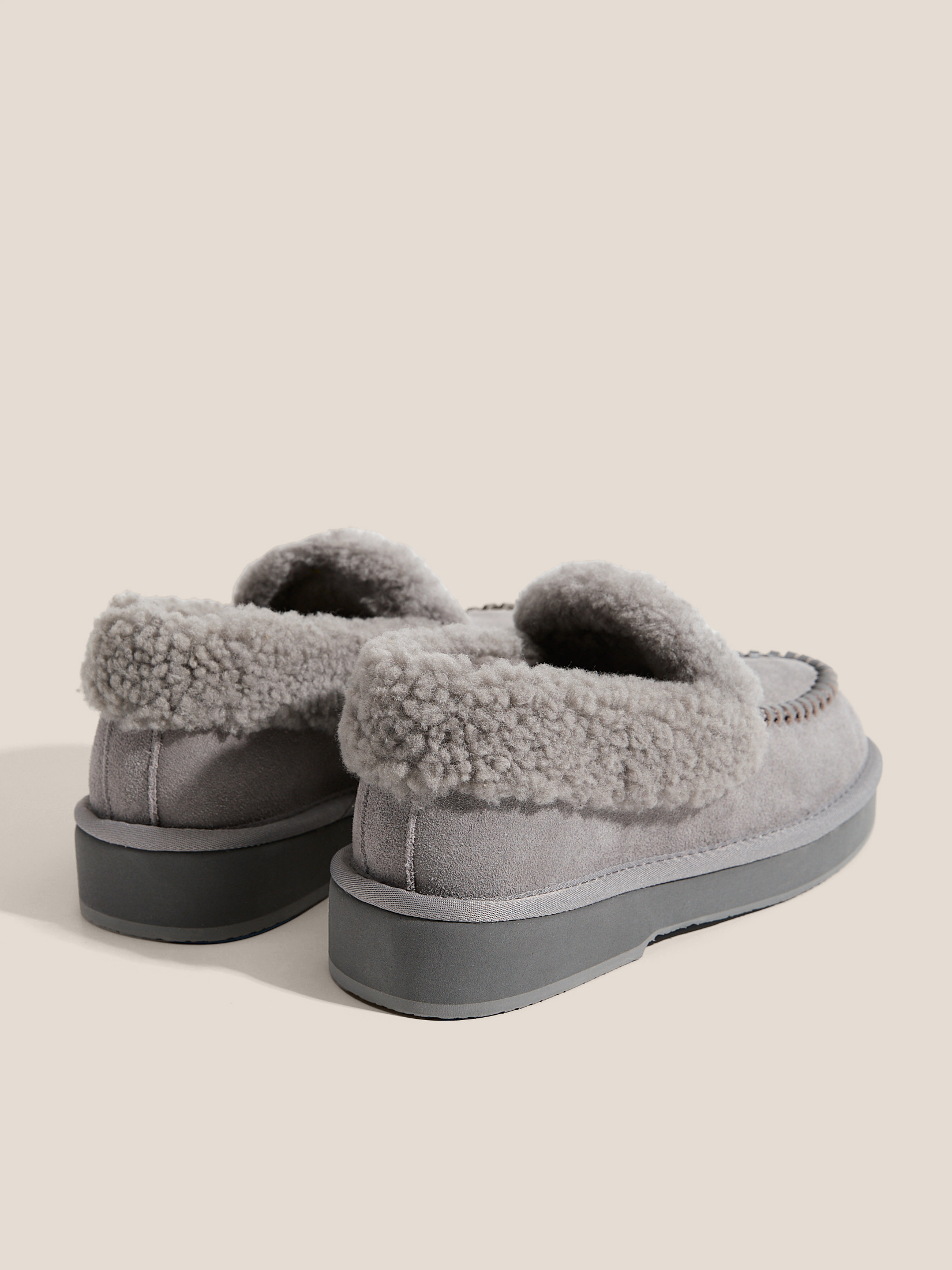Женские высокие лоферы TENDANCE 4938564, светло-серый