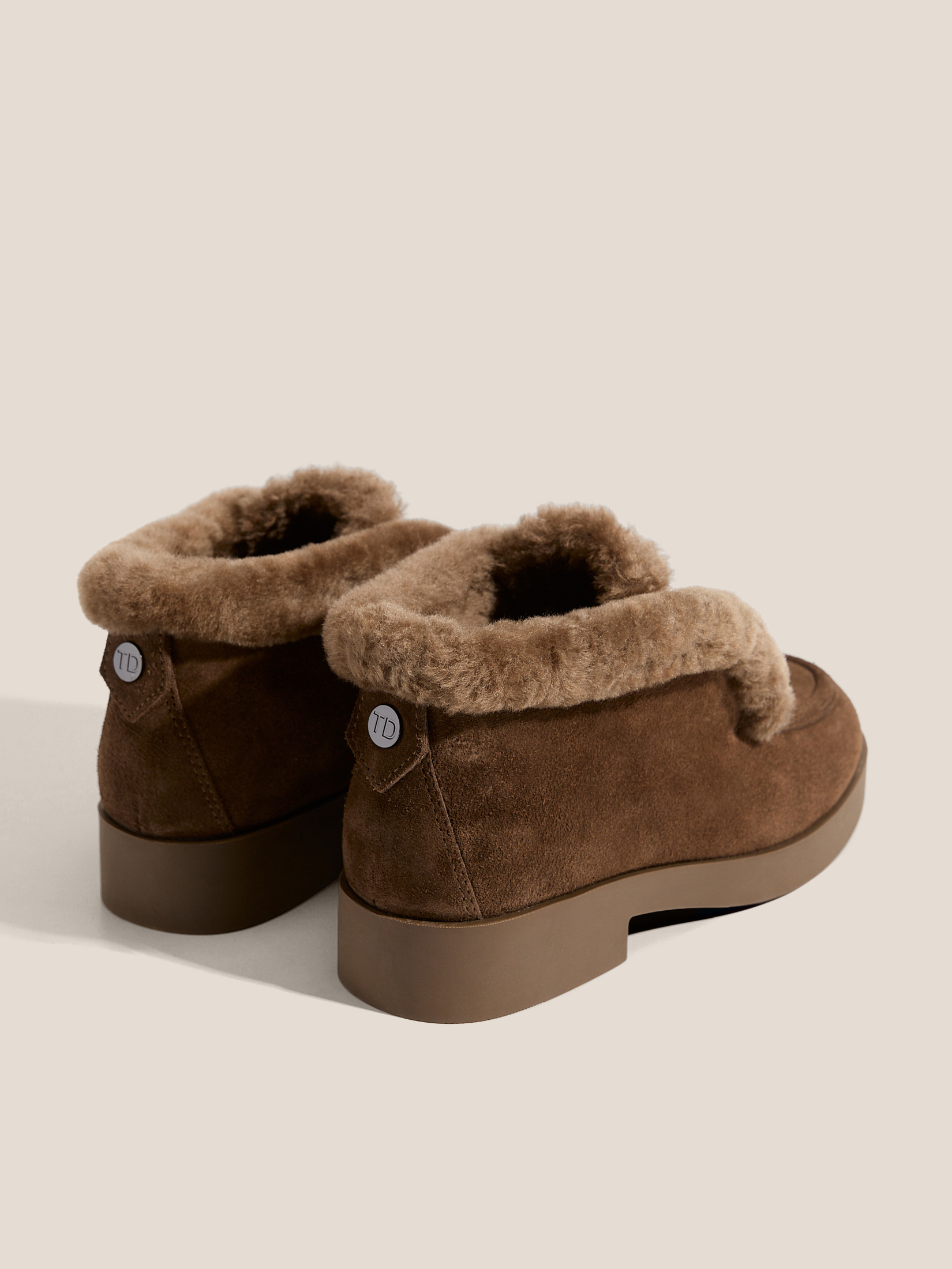 Женские высокие лоферы TENDANCE 4909440, зелено-коричневый