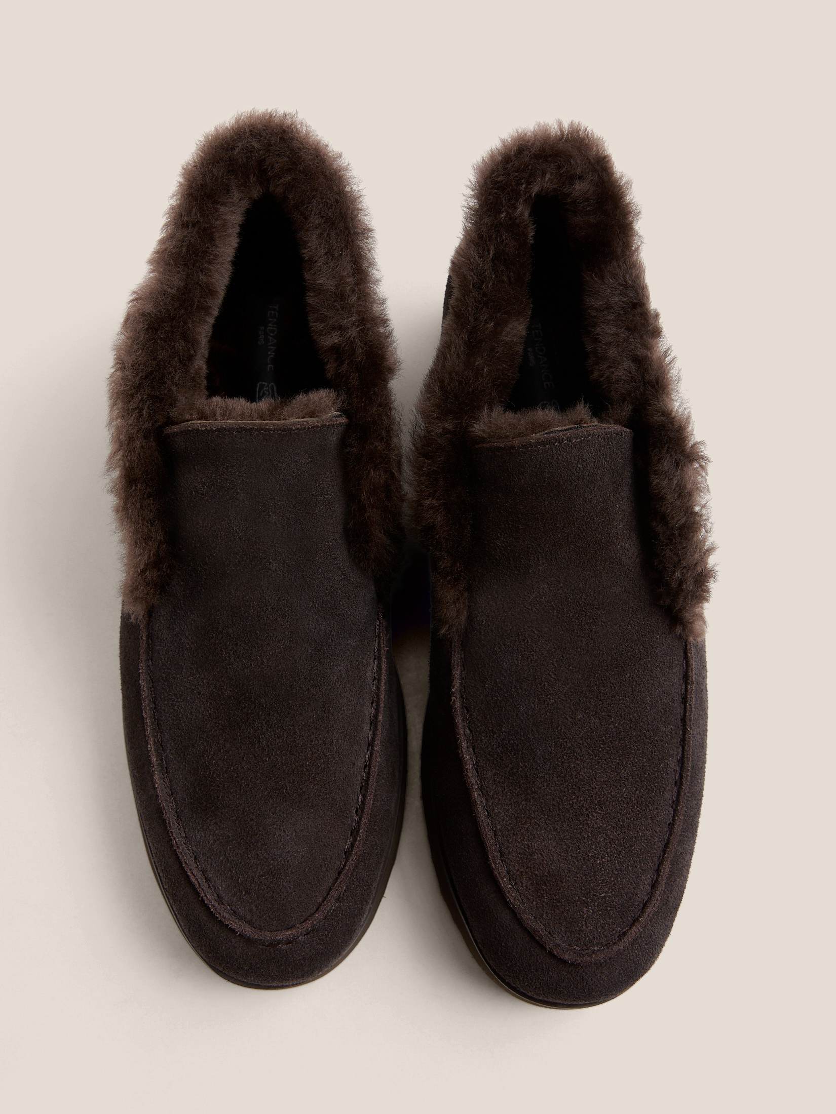 Женские высокие лоферы TENDANCE 4935647, каштановый