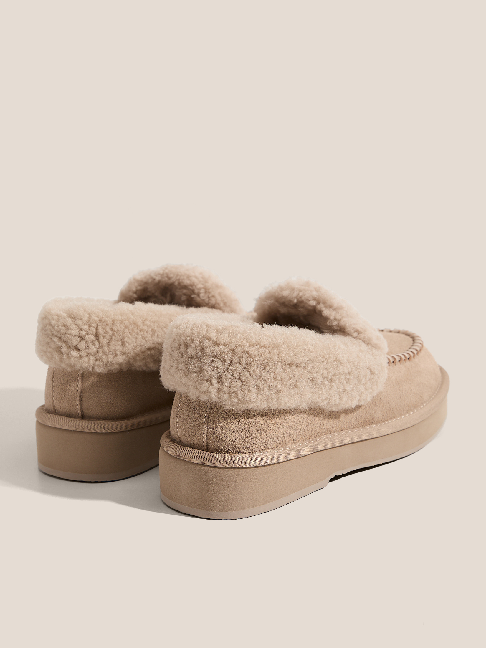 Женские высокие лоферы TENDANCE 4938597, серо-бежевый