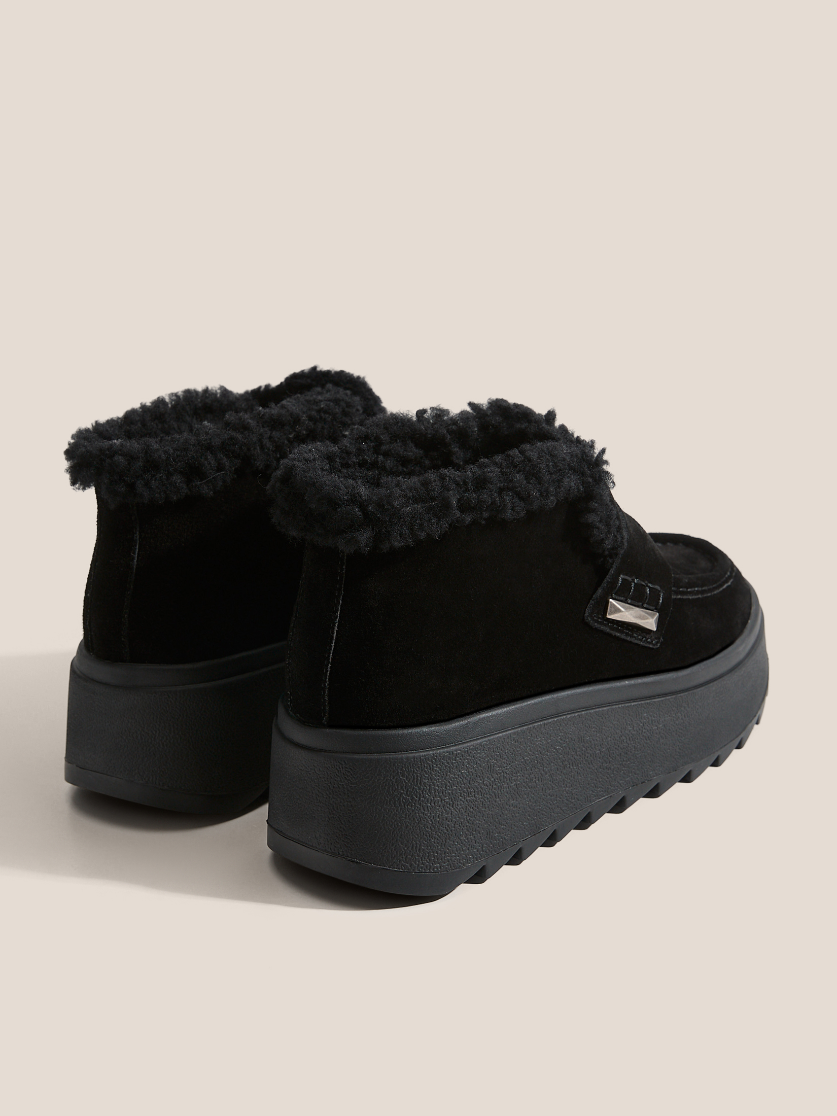 Женские высокие лоферы TENDANCE 4841369, черный