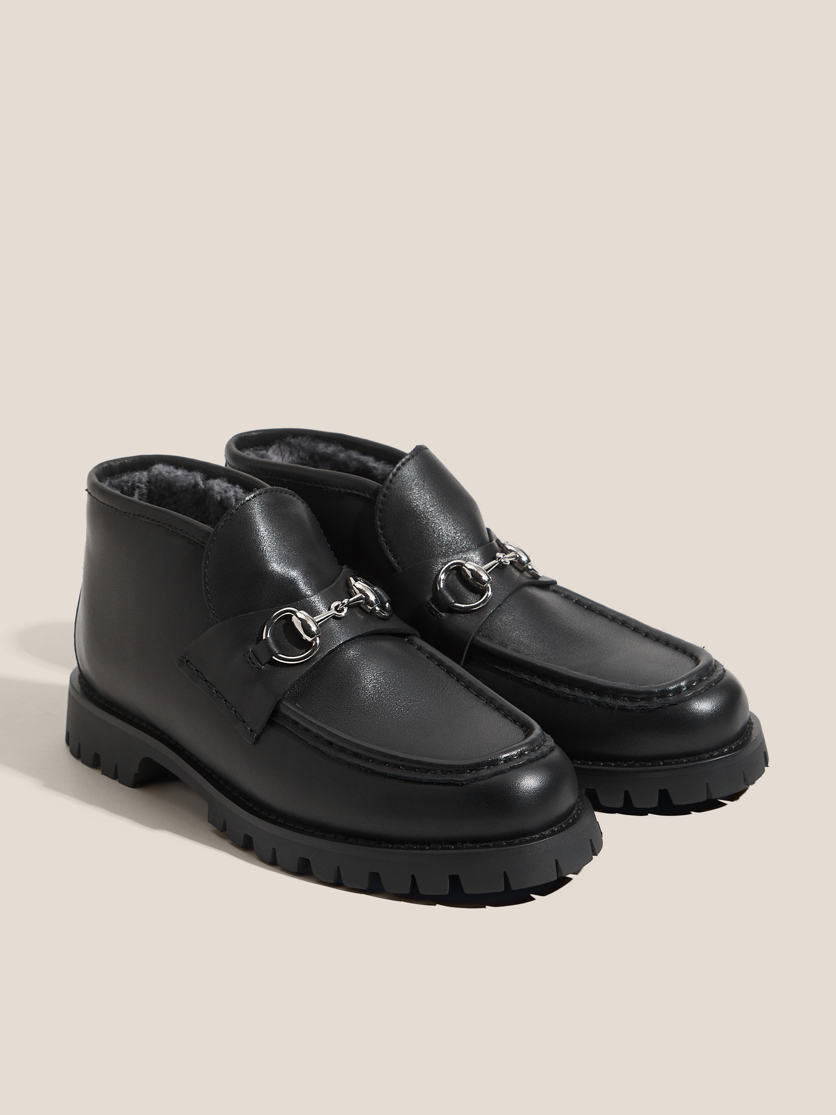 Женские высокие лоферы TENDANCE 4728520, черный