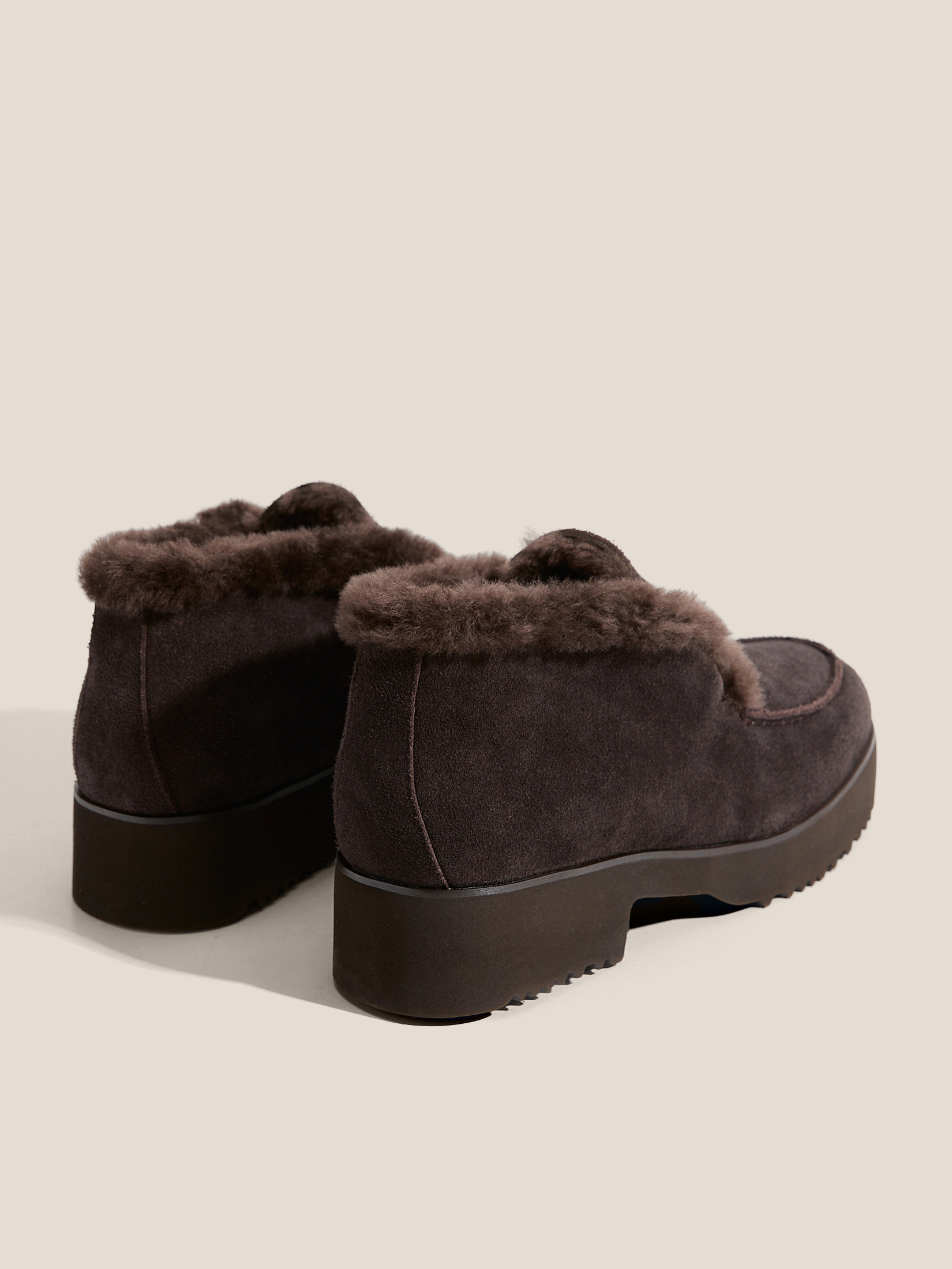 Женские высокие лоферы TENDANCE 4935647, каштановый