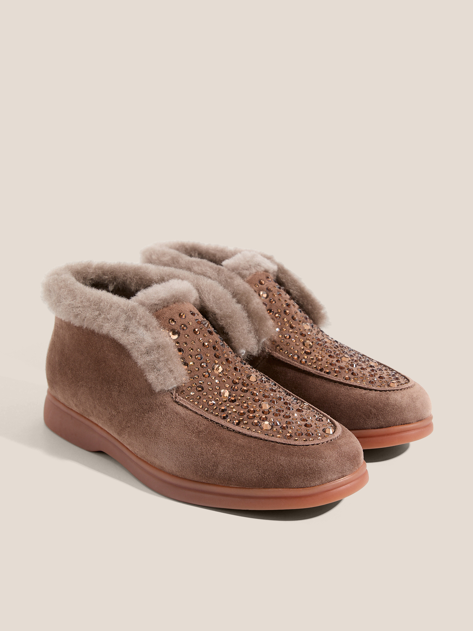 Женские высокие лоферы TENDANCE 4747806, коричневый