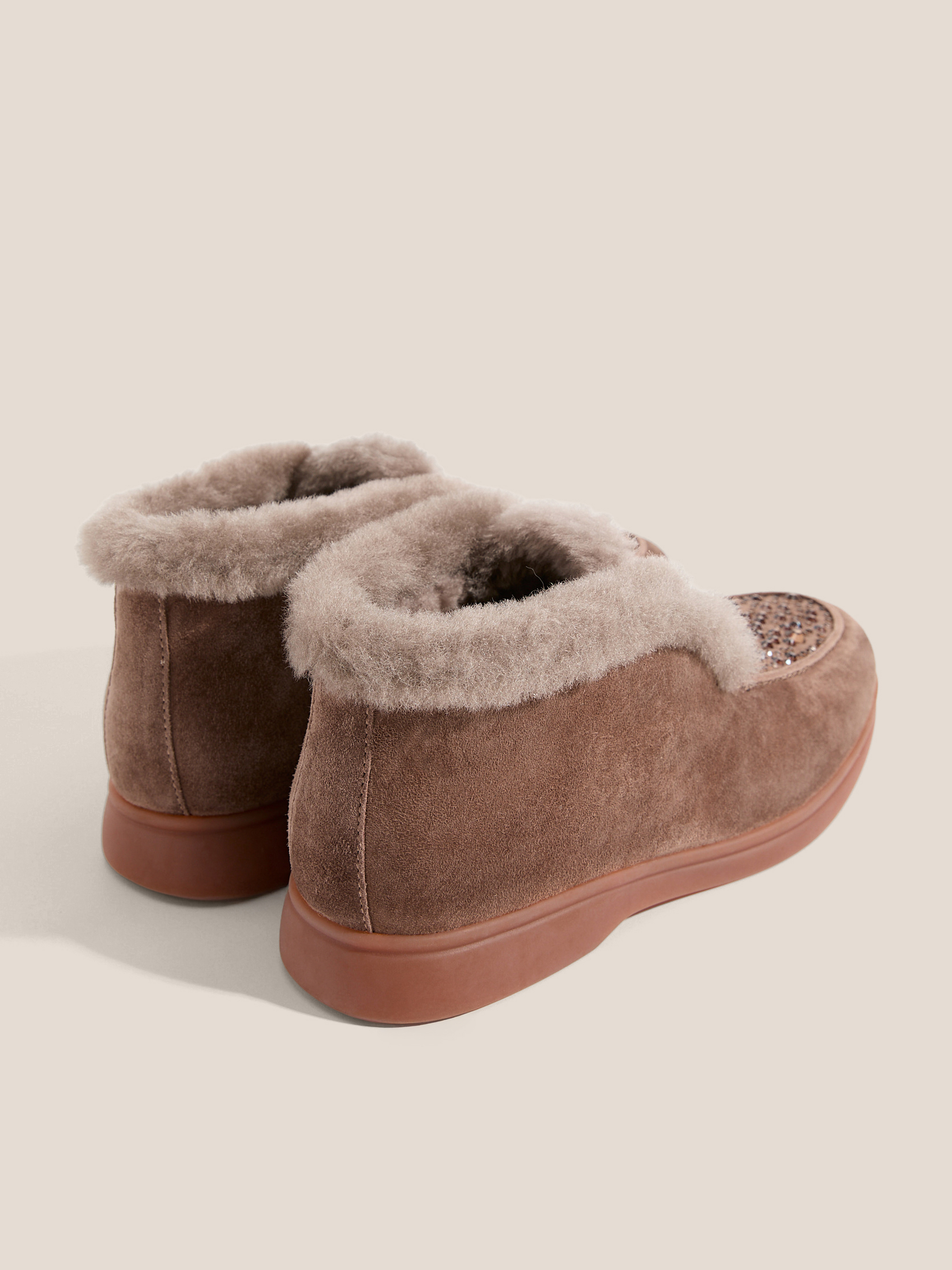 Женские высокие лоферы TENDANCE 4747806, коричневый