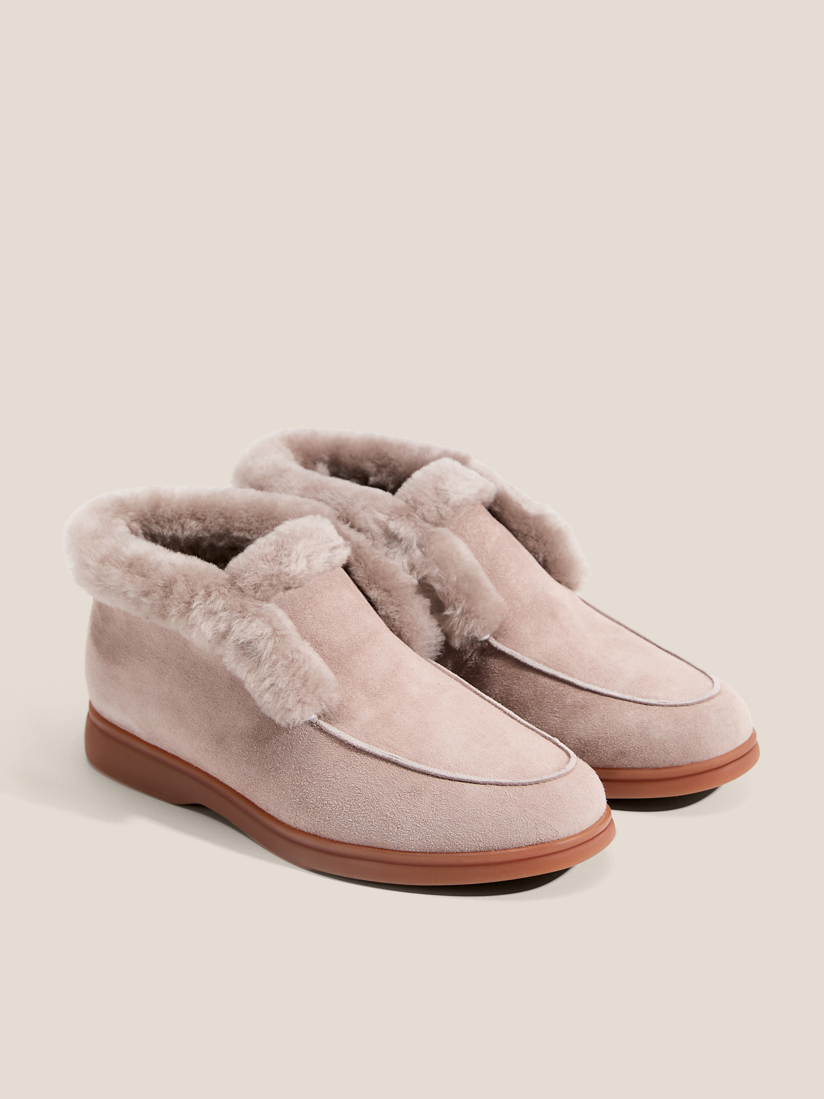 Женские высокие лоферы TENDANCE 4748018, пыльно-розовый