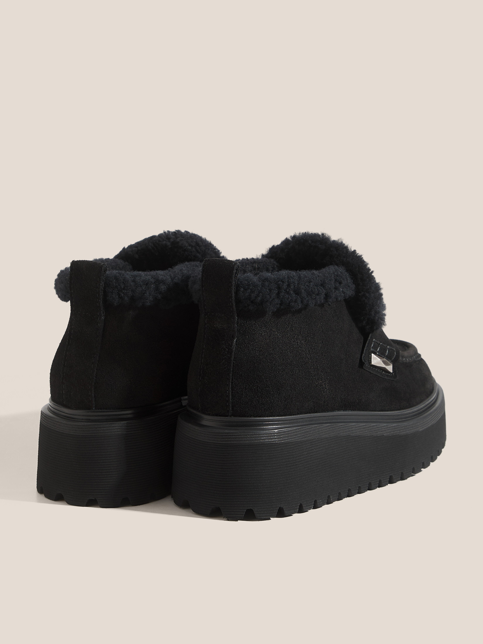 Женские высокие лоферы TENDANCE 4841467, черный