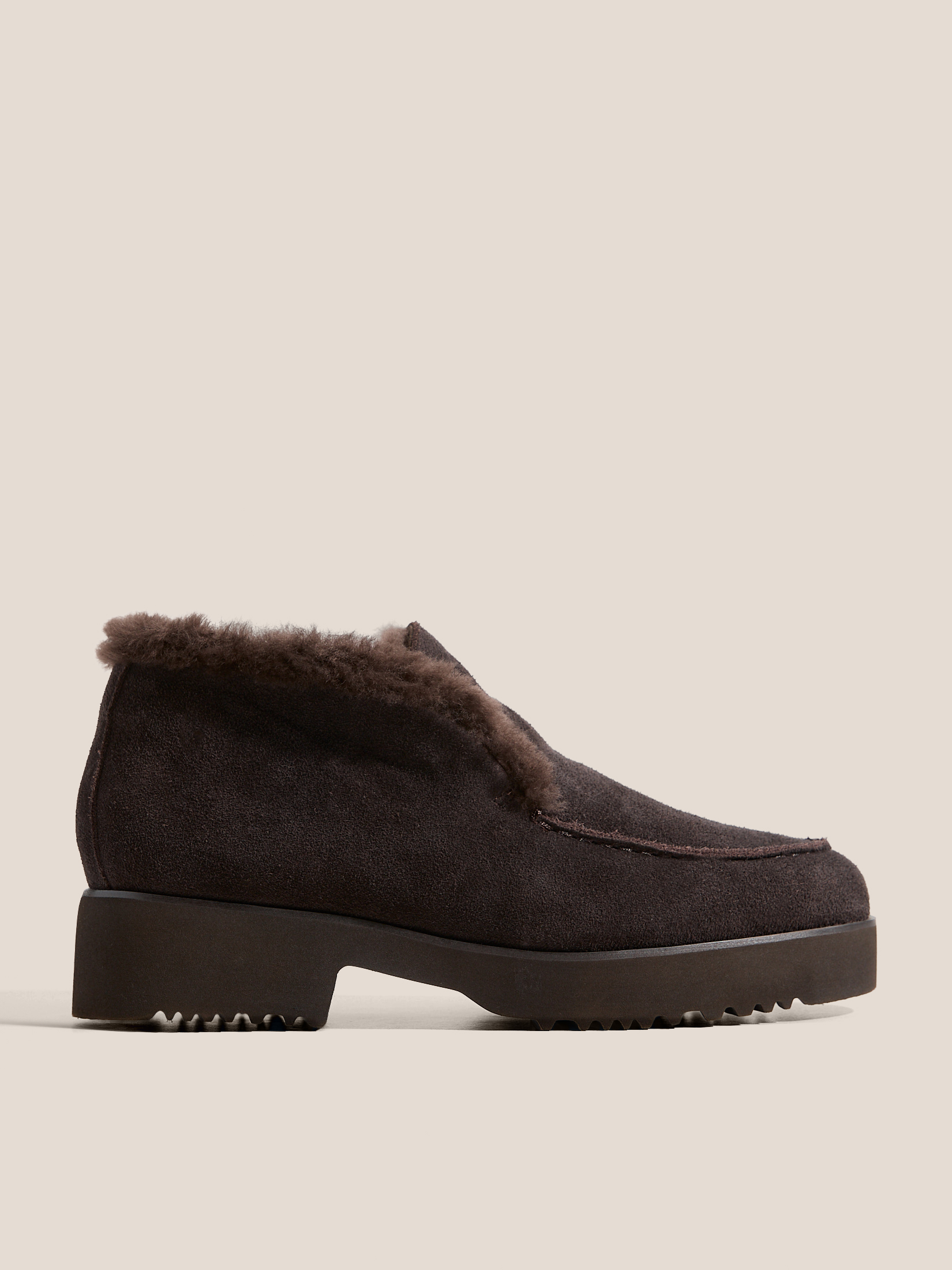 Женские высокие лоферы TENDANCE 4935647, каштановый