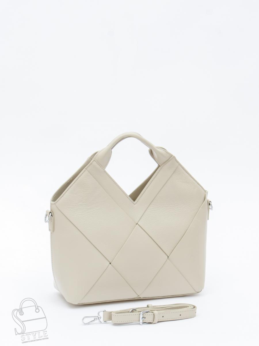 Сумка женская кожаная 6606VG beige Vitelli Grassi