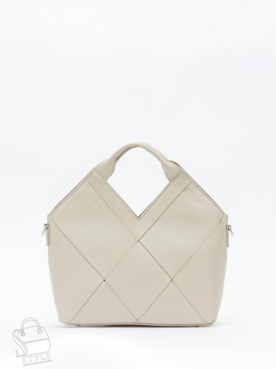 Сумка женская кожаная 6606VG beige Vitelli Grassi