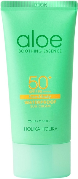 1043 р. 1199 р. Солнцезащитный крем с алоэ Aloe Waterproof Sun Cream SPF 50+ PA ++++