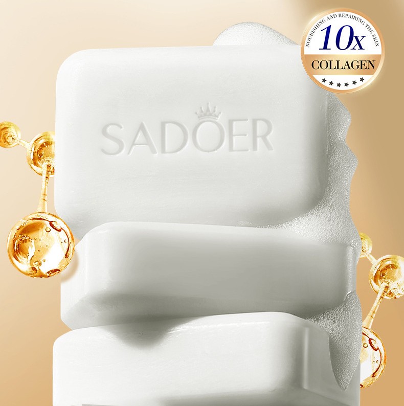 Мыло для лица и тела с Коллагеном Sadoer, 100 гр.