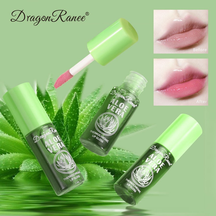 Проявляющийся блеск для губ с Алоэ Вера Kiss Beauty, 3,5 мл.