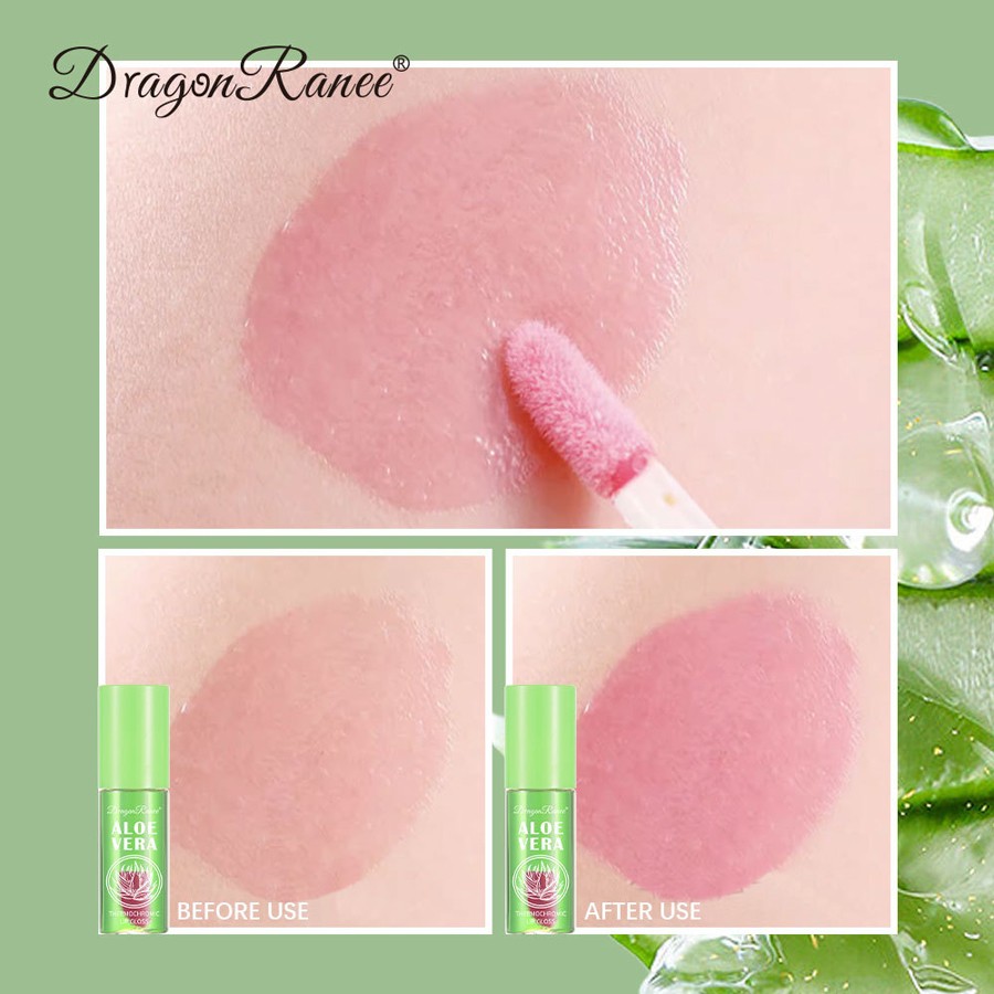 Проявляющийся блеск для губ с Алоэ Вера Kiss Beauty, 3,5 мл.