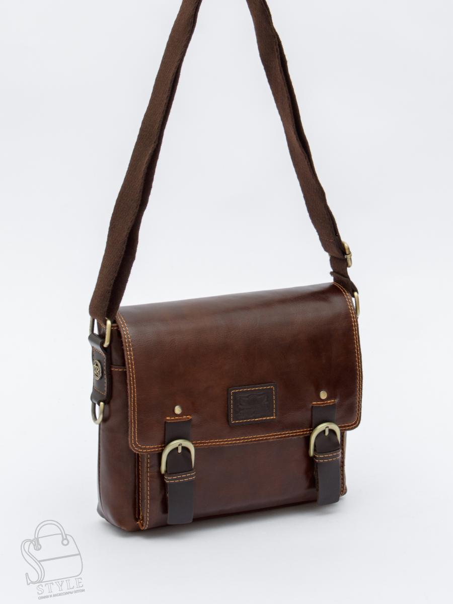 Портфель мужской кожаный 4277TR d.brown Tough Ruder