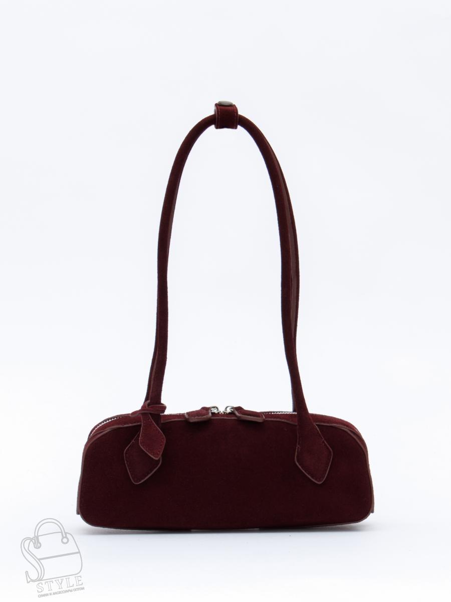 Сумка женская кожаная 89-6830-1VG wine red Vitelli Grassi