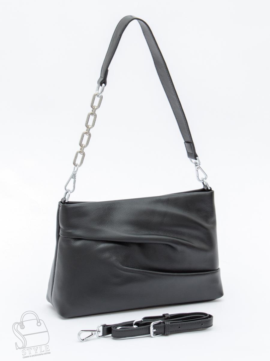 Сумка женская кожаная 7796VG black Vitelli Grassi
