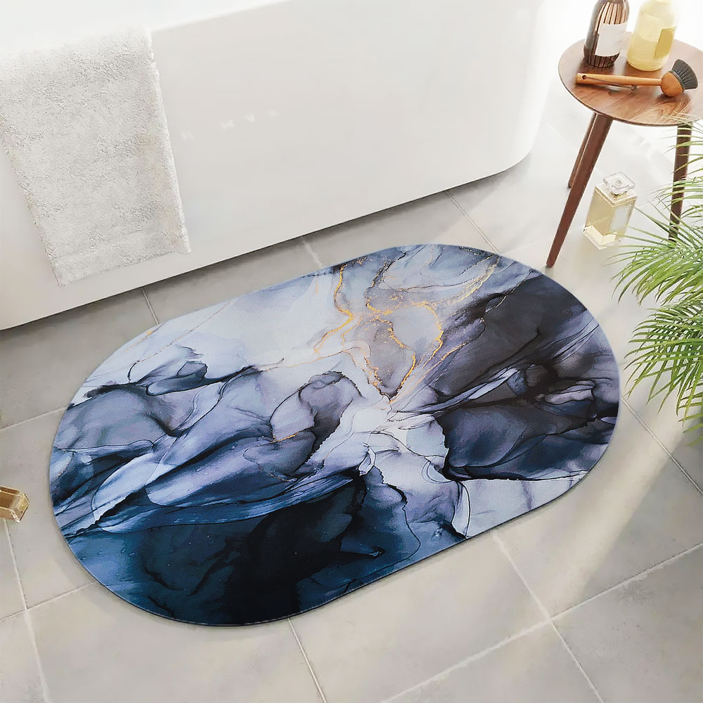 ! Коврик диатомитовый овал 50*80см Roomis G-1