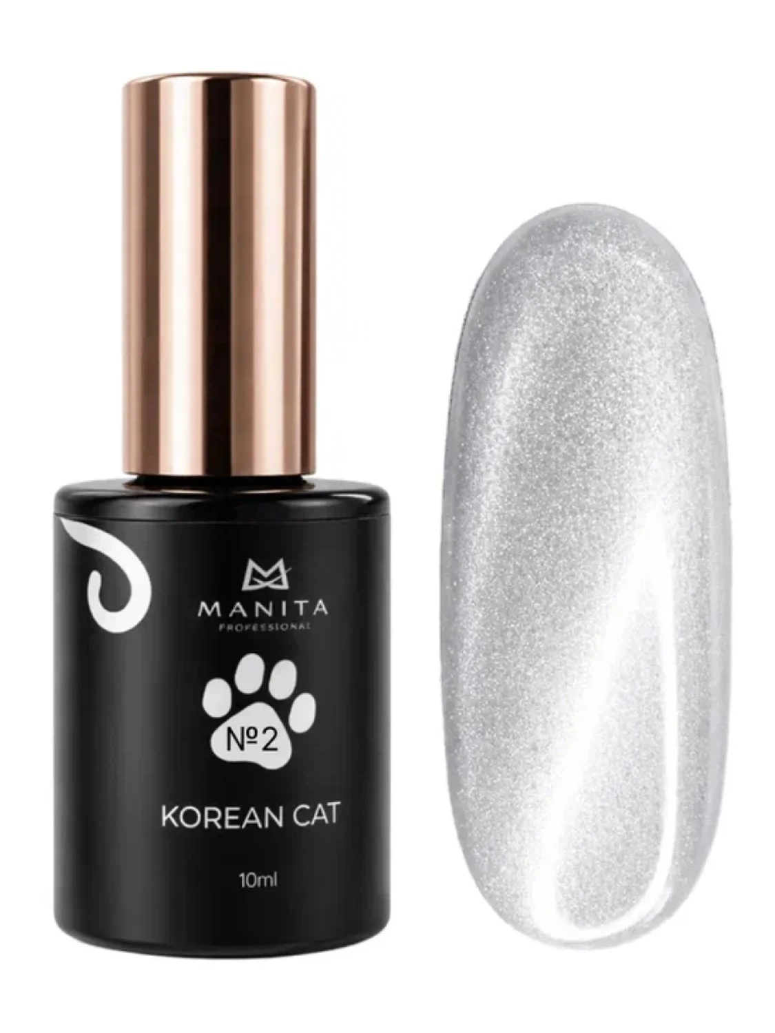 MANITA Гель-лак для ногтей с эффектом кошачьего глаза / Korean Cat №02, 10 мл 28440