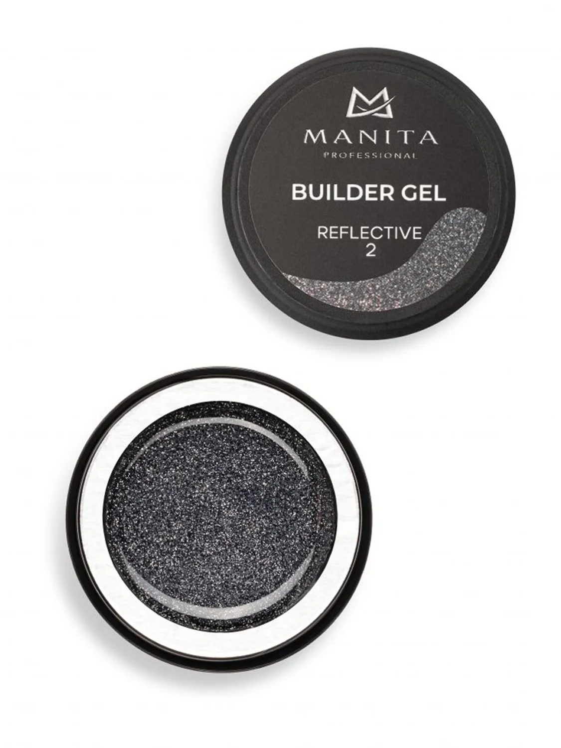 MANITA Гель моделирующий для ногтей светоотражающий / Builder Gel Reflective №02, 15 мл 28231