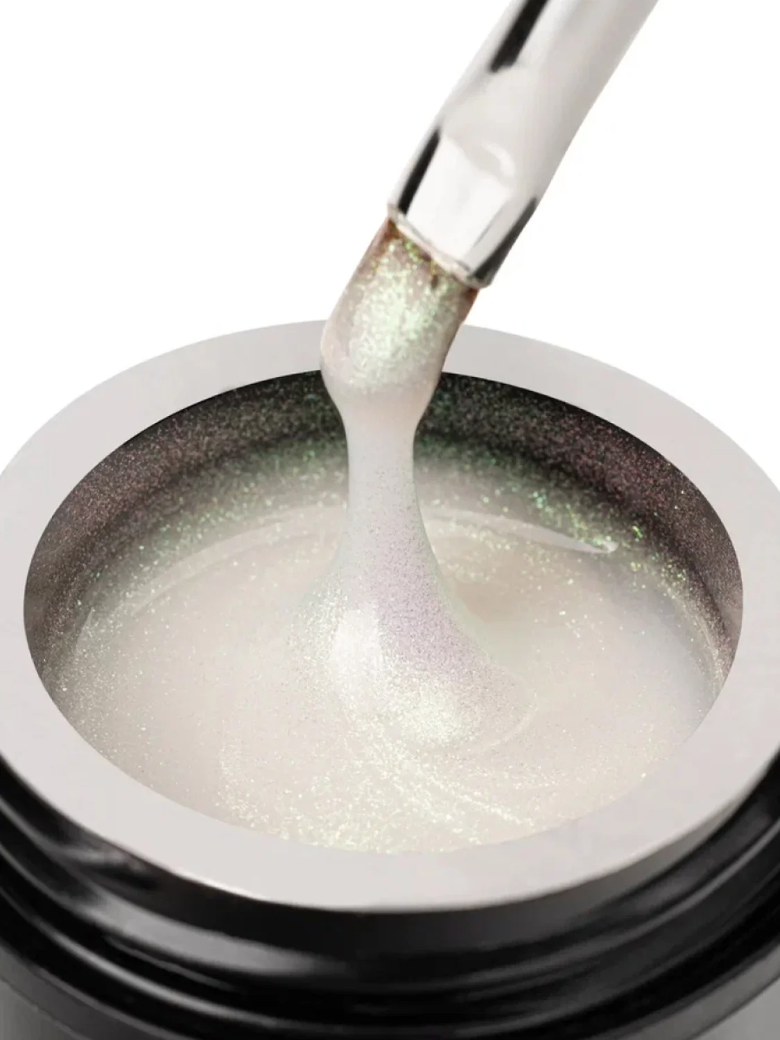 MANITA Гель моделирующий для ногтей с хлопьями юки / Builder Gel Euphoria №07, 15 мл 28106