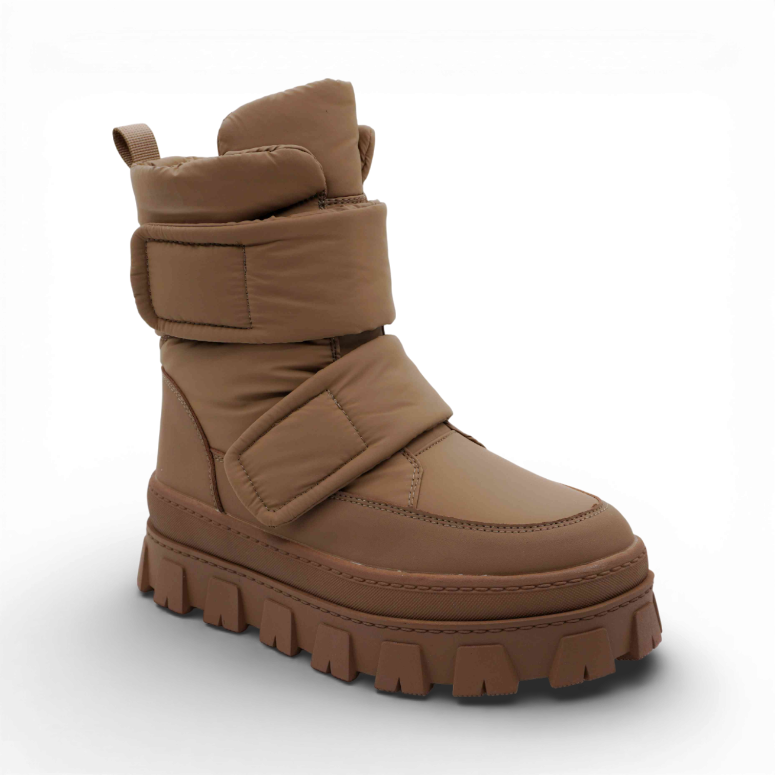 Дутики Q853-3 коричневые