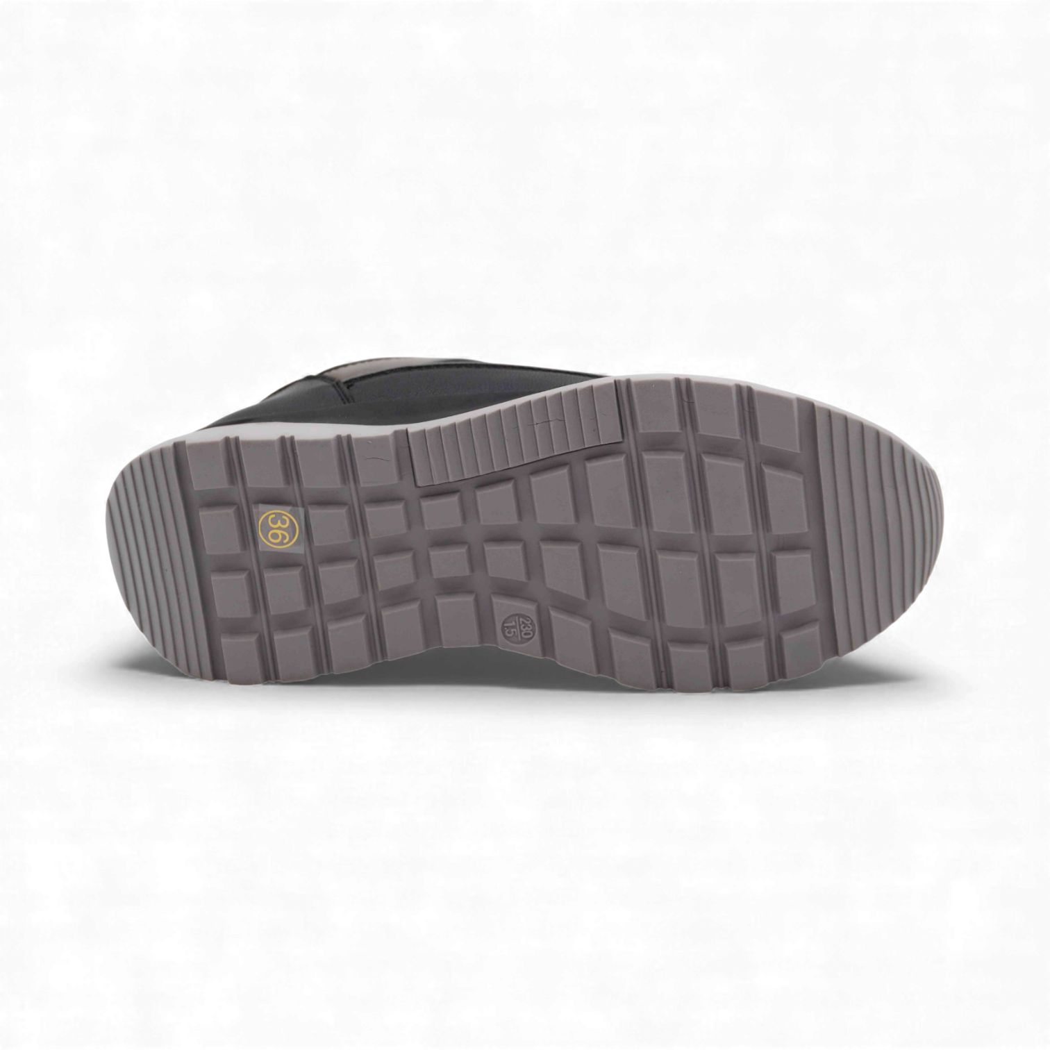 Кроссовки из натуральной кожи MS-S242 черные
