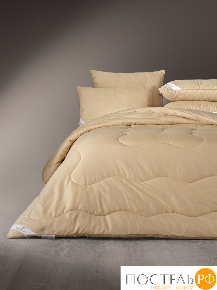 PRIME PRIVE CAMEL SOFTY беж Одеяло лайт 220х240,1пр.,микрофибра CLIMALAST/вербл.шерсть, 200 г/м2, КТ
