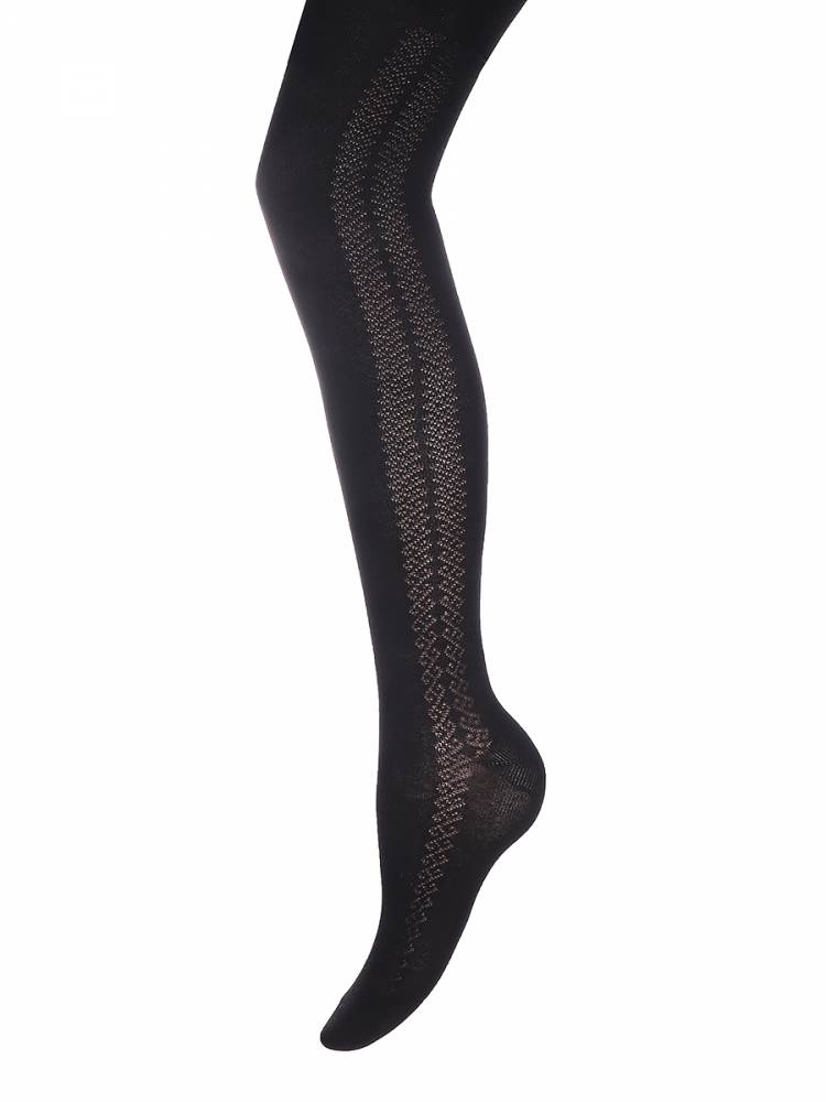 Колготки Para Socks K2D7 Ажур Черный 158-164