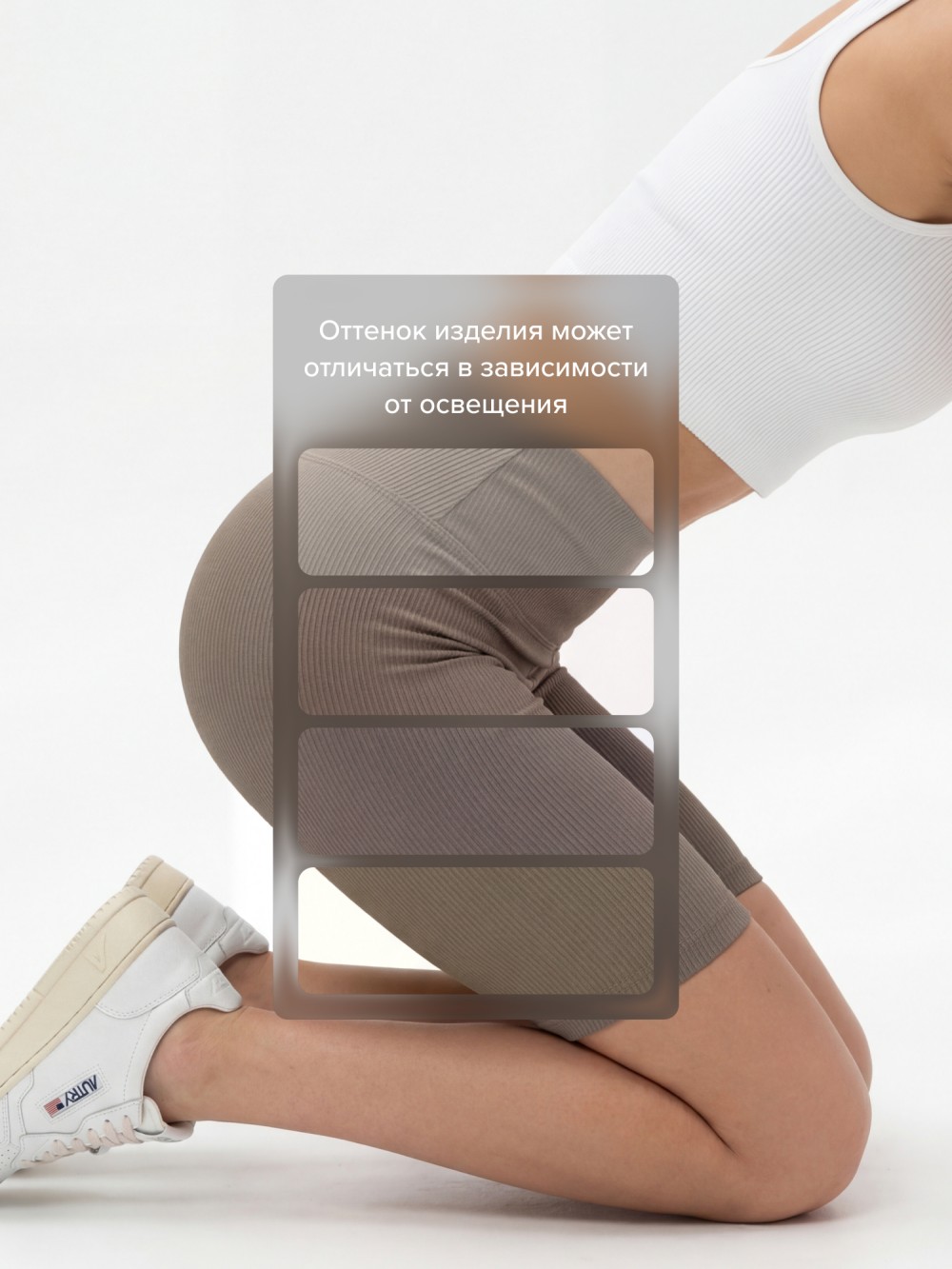 Велосипедки женские цвета хаки 238_1Kh