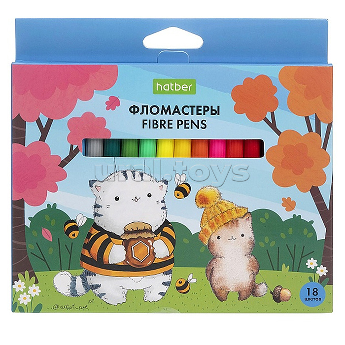 Фломастеры 18 цв.